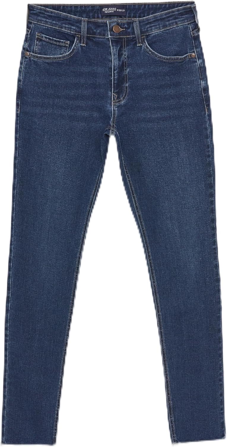 71wmYtK7FCL._AC_SL1500_.jpg LC واكيكي بنطلون جينز بقصة ضيقة للرجال 750