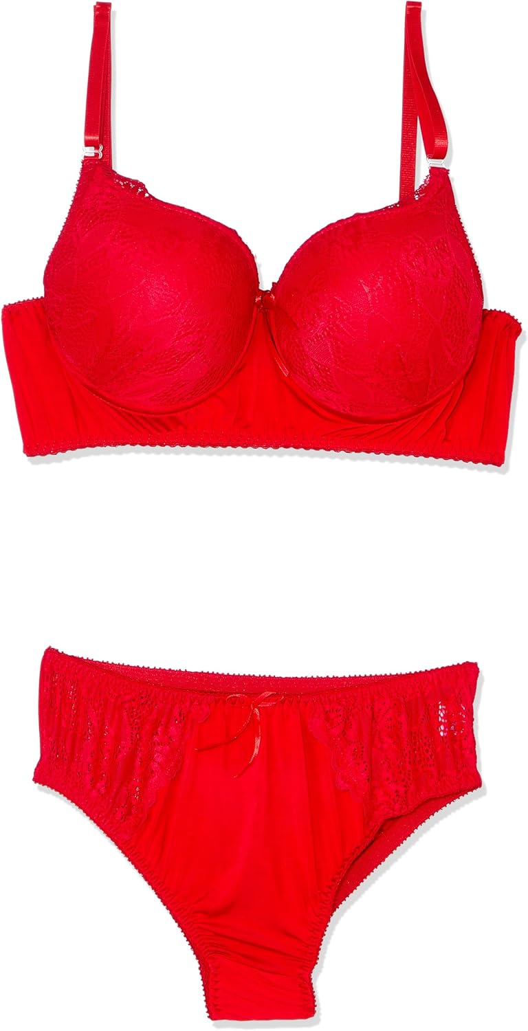 71xuVYZEx7L._AC_SL1500_.jpg Nayomi Womens Nayomi-79-Red Base Layer Set