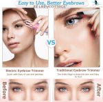 ⁦جهاز إزالة شعر الوجه 2 في 1 قابل لإعادة الشحن، لإزالة شعر الوجه والأنف والجسم بدون عيوب للنساء (متعدد الألوان) من زد زد ليزد كوتيج⁩ - الصورة ⁦9⁩