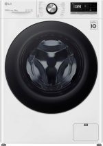 غسالة فيفيس 10 كجم بتقنية الذكاء الاصطناعي دي دي، من ال جي، أبيض