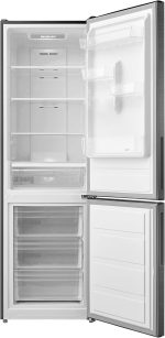 ⁦Midea Fridge MDRB489FGN46 BMF 2D, Multi Air Flow,Large Capacity, Interior LED Light, Exterior Display, Adjustable Door racks, Total No Frost 330L Fixed Bru steel⁩ - الصورة ⁦2⁩