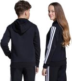 ⁦اديداس سويت شيرت بغطاء للرأس للاطفال من الجنسين من اسنشيالز (عبوة من قطعة واحدة)⁩ - الصورة ⁦5⁩