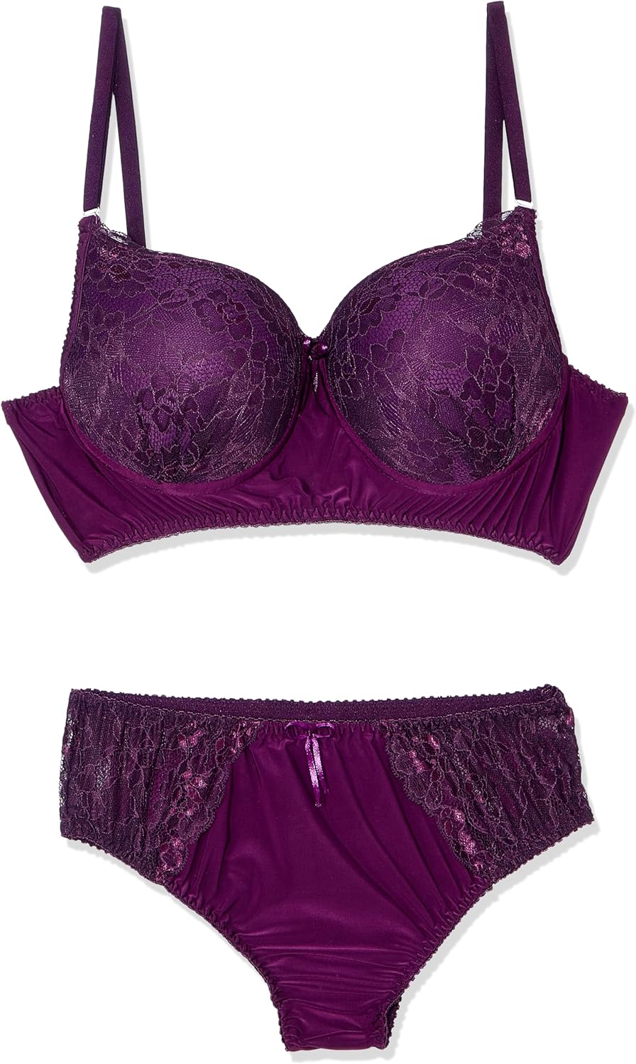 815TV14odcL._AC_SL1500_.jpg Nayomi Womens Nayomi-79-Purple Base Layer Set