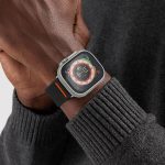 ⁦سوار سولو لوب نايلون متوافق مع ساعة آبل الترا 2/الترا 49 ملم 45 ملم 46 ملم 44 ملم 42 ملم للرجال والنساء، سوار رياضي مرن مضفر من القماش الناعم لسلسلة اي ووتش SE 10/9/8/7/6/5/4⁩ - الصورة ⁦7⁩