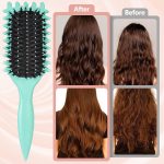 ⁦3 in 1 Curl Defining Brush, Curl Styling Brush, Reduce Pulling and Separating Curls, Curl Defining Brush, Shaping and Defining Curls Multicolor⁩ - الصورة ⁦2⁩