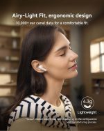 ⁦سماعات أذن فري بادز SE 4 ANC، بمدة تشغيل بطارية طويلة 50 ساعة، وأوضاع متعددة بخاصية إلغاء الضوضاء للسفر والمكتب، ببلوتوث 5.4، متوافقة مع iOS وأندرويد بمقاومة للماء والغبار IP54 من هواوي، أسود⁩ - الصورة ⁦4⁩