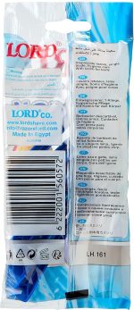 مجموعة من 5 شفرات حلاقة للاستخدام مرة واحدة بشفرة واحدة لحلاقة الجسم من لورد (2/ العبوة)