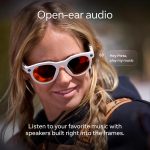 ⁦نظارات ميتا HSTN Ai من اوكلي (رمادي دافئ/ياقوت بريزم)⁩ - الصورة ⁦6⁩