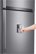 ⁦موزع للمياه من ال جي GN F722HLHL سعة 18 قدم مكعب، مدمج، فضي عدد 1⁩ - الصورة ⁦2⁩