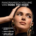 ⁦ماسكارا بانوراما فوليوم مليون لاشز من لوريال باريس - رموش كثيفة - تقاوم التكتل والتلطيخ والتقشير، مناسبة للعيون الحساسة، أسود⁩ - الصورة ⁦12⁩