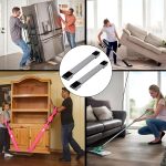 ⁦حامل دوار قابل للتمدد - حامل متين وقابل للتعديل من قطعتين للغسالات والاجهزة المنزلية، مثالي للتنقل الآمن والسهل في جميع أنحاء المنزل⁩ - الصورة ⁦7⁩