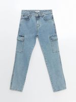 ⁦بنطلون جينز 700 بقصة مستقيمة للرجال من ال سي وايكيكي⁩ - الصورة ⁦2⁩