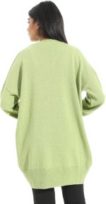⁦Andora Womens Pullover Sweater Printed Long Sleeves Hoodie⁩ - الصورة ⁦3⁩