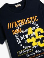 ⁦KOTON Boys Sport Printed Short Sleeve Crew Neck Tshirt⁩ - الصورة ⁦2⁩