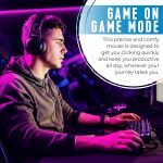 ⁦ماوس العاب سلكي ار جي بي عالي الاداء مع مستشعر بصري و3 ازرار و7 الوان LED للكمبيوتر والنوت بوك واللابتوب والمكتب والمنزل من اتش⁩ - الصورة ⁦5⁩