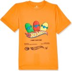 تيشرت بنمط حديث برقبة دائرية وأشكال مطبوعة للأولاد من اكتيف