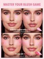 ⁦أحمر خدود سائل كولور بلوم يدوم طويلاً من شيجلام (بيتال توك)⁩ - الصورة ⁦2⁩