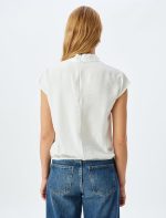 ⁦KOTON Womens BLOUSE SS JERSEY (pack of 1)⁩ - الصورة ⁦5⁩