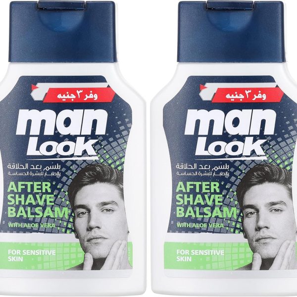 بلسم مان كير بعد الحلاقة مع الصبار للبشرة الحساسة من ايفا كوزماتيكس 125 جم (عبوة من 2 قطع)