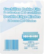 ⁦شفرات حلاقة بلاتينوم آمنة مزدوجة الحواف من لورد، 10 قطع (عبوتين)⁩ - الصورة ⁦2⁩