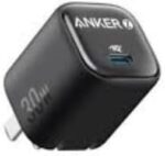 ⁦شاحن من أنكر بمنفذ USB-C متوافق مع آيفون و سامسونج جالاكسي و جوجل بيكسل، منفذ واحد بقدرة 30 واط مع تقنية GaN للشحن السريع⁩ - الصورة ⁦4⁩