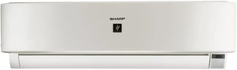 SHARP Split Air Conditioner 2.25 HP Cool Digital, Plasmacluster, White AH-AP18YHE