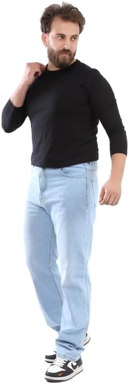Men's Regular Light Blue Jeans