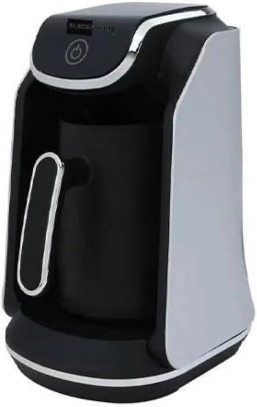 Black and White محضر قهوة تركي، 600 واط، أسود، BL-010