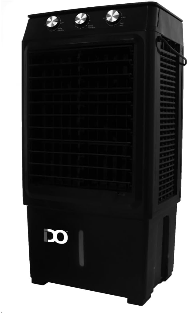 مبرد هواء موديل AC40L-BK من ايدو بفلاتر مضادة للبكتيريا - 3 سرعات - 40 لتر - 90 واط - أسود