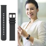 ⁦سوار سيليكون 20 ملم من Next Store متوافق مع ساعة سامسونج جير سبورت/ ووتش 4/5/5 برو/S2 كلاسيك/اكتيف 2 40/44 ملم/امازيفت جي تي اس 3/ 4/4 ميني/بيب 3/برو/جي ميني/جي 2e/بيب يو/يو برو⁩ - الصورة ⁦4⁩