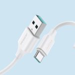 Joyroom S-Uc027A9 3A Usb-A To Type-C Fast Charging Data Cable With 2M Length - White - الصورة 2