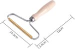 ⁦بكرة إزالة الوبر من الملابس، بكرة معدنية محمولة وشعر الحيوانات الأليفة لإزالة الوبر من الملابس والسجاد، خشبية، 16.3 × 10.8 × 2.8 سم، 50 جرام⁩ - الصورة ⁦6⁩