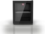 ⁦هوفر مبرد مستحضرات التجميل HBC-K65-B قابل للتعديل للباب الزجاجي، ضوء LED⁩ - الصورة ⁦2⁩