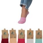 6 Socks Pack - Invisible Antislip Cotton Socks Free Size Fits 38-45 for Men-Multi Color