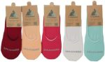 6 Socks Pack - Invisible Antislip Cotton Socks Free Size Fits 38-45 for Men-Multi Color - الصورة 2