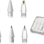 Replacement Pencil Tips for Apple Pencil Pro,Upgraded Pencil Tips fit for Apple 2nd 1st Gen USB-C,and Logitech Crayon Digital Pencil,Pencil Tips Pad Pro Pencil,No Wear Out Fine Point Resistance