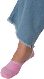 6 Socks Pack - Invisible Antislip Cotton Socks Free Size Fits 38-45 for Men-Multi Color - الصورة 3