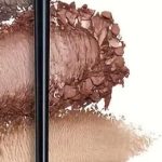 فرشاة حواجب احترافية بزاوية مائلة، فرشاة وجه صناعية لم يتم اختبارها على الحيوانات لوضع مكياج خال من العيوب مع مقبض من خشب البتولا الطبيعي - اسود