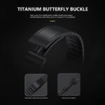 ⁦VeveXiao Titanium Strap Compatible with Huawei Watch GT5/GT4/GT 3/GT 2 Pro 46mm Band, Luxury Titanium Alloy Metal Replacement Bands for Huawei Watch 3/3 Pro Strap (silver)⁩ - الصورة ⁦8⁩