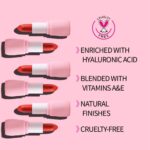 ⁦Monaya Bourjova Matte Lipstick - Bold, Smudge-Proof, Long-Lasting Matte Finish, Highly Pigmented (L112#)⁩ - الصورة ⁦5⁩