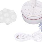 غسالة صغيرة من كوسدفوج بتصميم قابل للطي ودورة اوتوماتيكية تعمل بالطاقة عبر منفذ USB محمولة للجوارب والسراويل الداخلية تحميل علوي