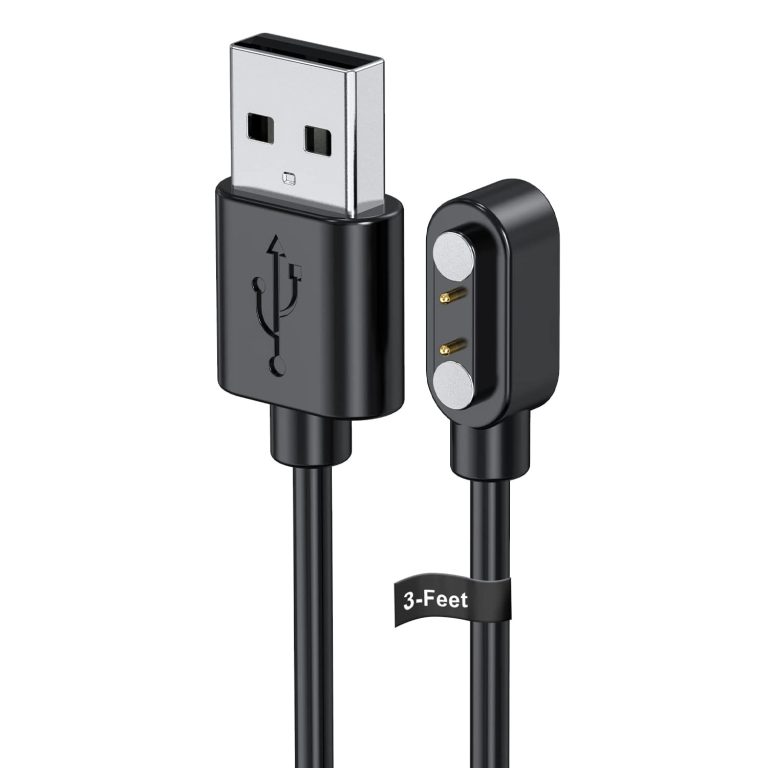 شاحن من دل3 موبيلك بتقنية USB، متوافق مع الساعات الذكية ميبرو لايت 2 وميبرو T1 وميبرو اير وميبرو C2/C3، بمنفذ واحد