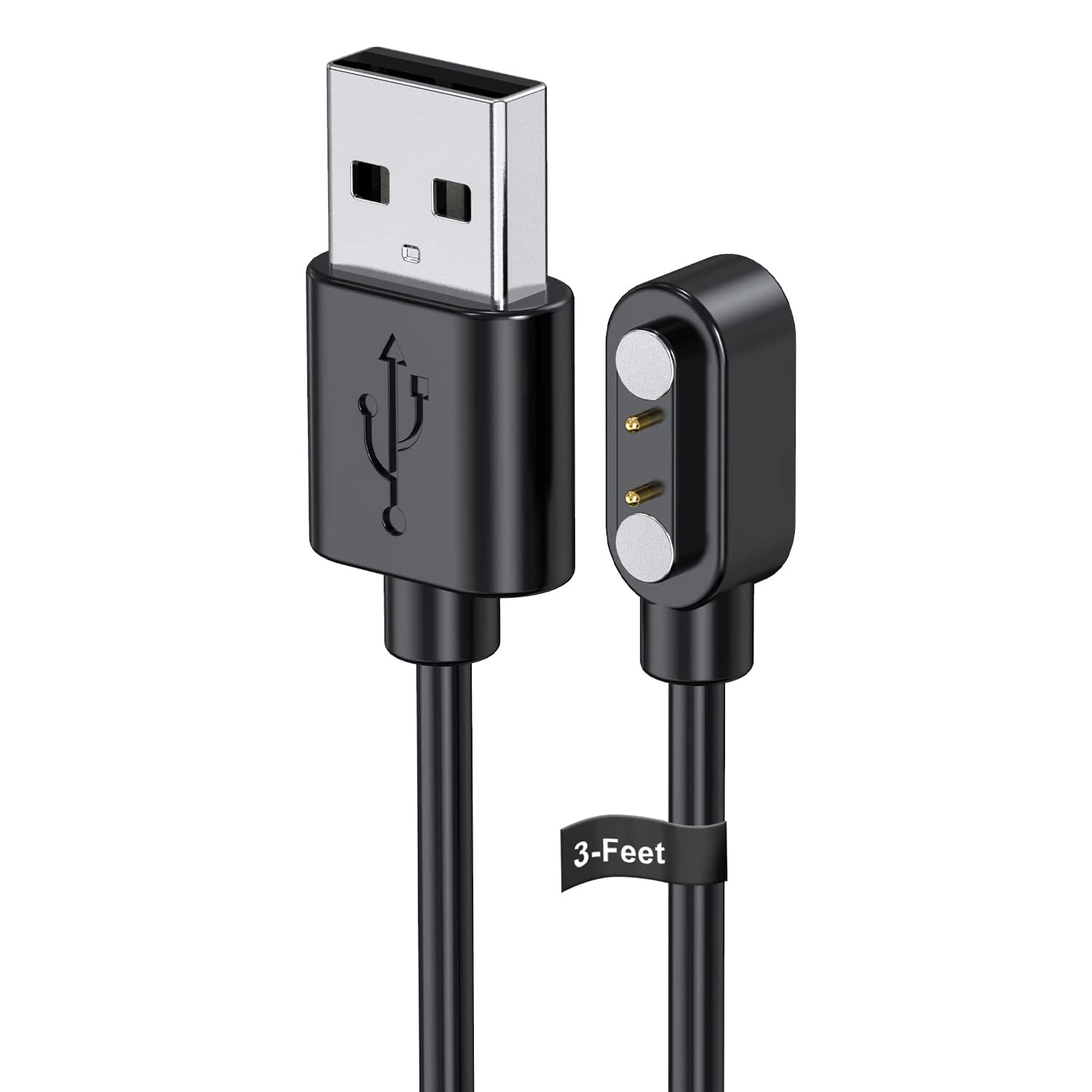 519PtCsLNPL._SL1500_.jpg شاحن من دل3 موبيلك بتقنية USB، متوافق مع الساعات الذكية ميبرو لايت 2 وميبرو T1 وميبرو اير وميبرو C2/C3، بمنفذ واحد