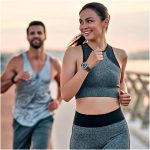 ⁦ساعة ذكية جديدة 2025 T900 الترا 2 من ادهوماكس، تصميم انيق 2.2 انش ان اف سي، شاشة HD لانهائية، تتبع اللياقة البدنية، بلوتوث، شحن لاسلكي، لنظام IOS واندرويد للرجال والنساء (اسود + سوار ازرق داكن)⁩ - الصورة ⁦9⁩