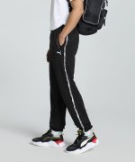 ⁦PUMA Mens Ferrari Race Sweatpants Black Casual Pants⁩ - الصورة ⁦2⁩