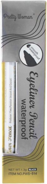 Eyeliner Pencil Waterproof-Black - الصورة 3