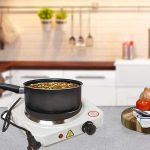 ⁦بوتاجاز بلاطة كهربائي بشعلة واحدة وطلاء غير لاصق مزود بخاصية الحماية من الحرارة الزائدة للطبخ (بقدرة 900 وات)⁩ - الصورة ⁦6⁩