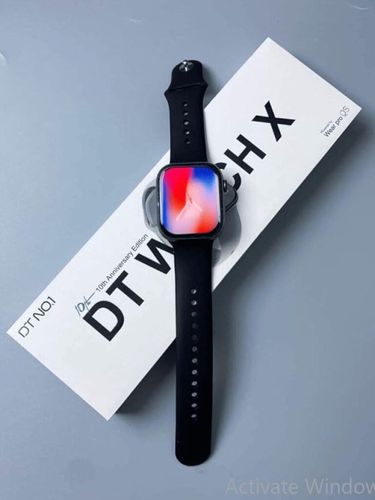 ساعة ( DT WATCH-X ) دي تي ووتش اكس بتفتح كاميرا التليفون عليها جديدة 2025 سلسلة 10 بألوان مشبعة واضحة - مقاومة للماء- بلوتوث - نظام اللغة العربيه والانجليزيه ولغات اخري -NFC ( اسود )