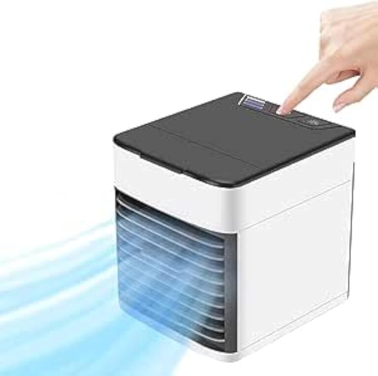 مكيف هواء محمول - مرطب شخصي، مبرد هواء تبخيري، USB صغير، مكيف هواء مكتبي - 4 في 1، مروحة تبريد للهواء للاستخدام في المنزل والمكتب من يوشوب