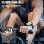 ⁦سوار ساعة معدني بديل وعصري قابل للتعديل من Next Store متوافق مع Huawei Watch Fit 4 ، تصميم ميلانو شبكي مغناطيسي من الفولاذ المقاوم للصدأ للرجال والنساء.⁩ - الصورة ⁦4⁩